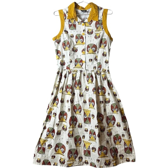 Retrolicious owl dress size xl - Picture 2 of 9